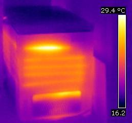 Überwachung einer Kühltruhe (Erwärmungen durch Komprimierung des Kühlmittels im Kühlsystem)