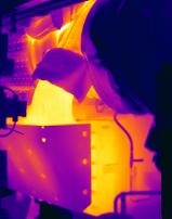 Temperatur am Turbolader eines Schiffsmotors